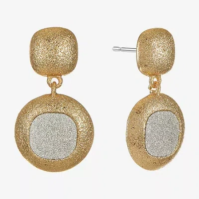 Monet Jewelry Womens Hypoallergenic Drop Earrings In Gold