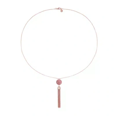 Monet Jewelry Womens Pink 32 Inch Pendant Necklace