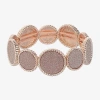 Monet Jewelry Womens Round Stretch Bracelet In Gold