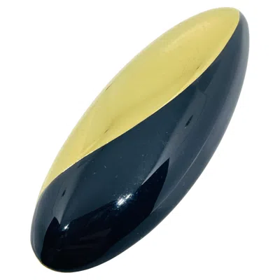 Pre-owned Monet Signed Vintage Gold Tone Enamel Modernist Designer Brooch In Multi