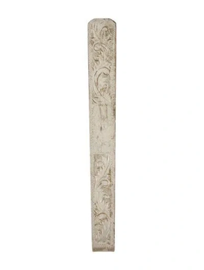 Pre-owned Money Clip Solid Engraved  In Silver