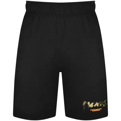 Money Clothing Money Camo Chop Shorts Black