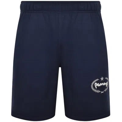 Money Clothing Money Laurel Sig Shorts Navy