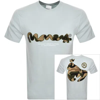 Money Clothing Money Logo T Shirt Blue In Blue