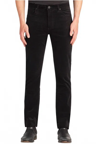 Monfrere Brando Velvet Slim-fit Jeans In Velvet Noir In Black