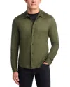 Monfrere Cooper Button Front Shirt In Green