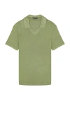 Monfrere Men's Bond Solid Polo In Jade