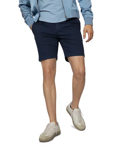 Monfrere Cruise Blanc Slim Fit Shorts In Blue