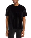 Monfrere Dann Relaxed Fit Crewneck Tee In Velvet Noir