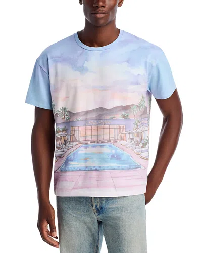 Monfrere Dann Relaxed Fit Tee In Blue