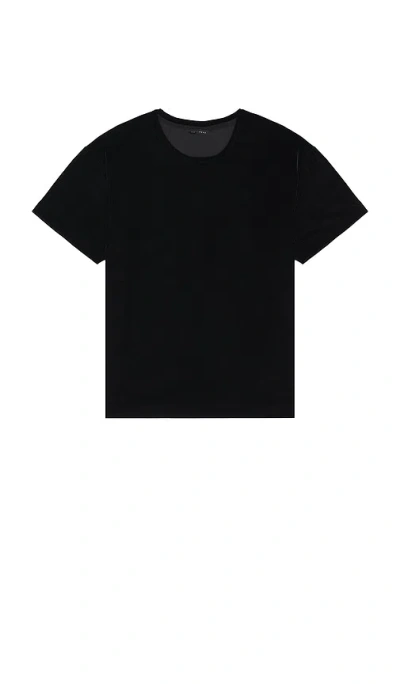 Monfrere Dann Relaxed T-shirt In Velvet Noir