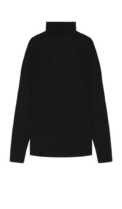 Monfrere Dann Turtle Neck Tee In Black