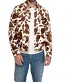 Monfrere Dean Cowhide Long Sleeve Jacket In Multi