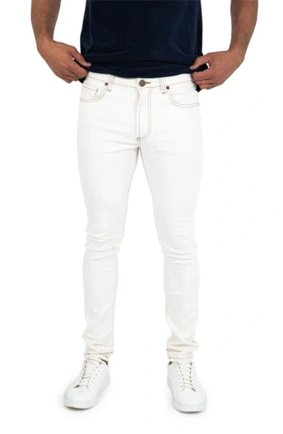 MONFRERE GREYSON CONTRAST STITCH SKINNY JEANS