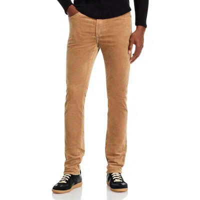Monfrere Greyson Mens Stretch Velvet Skinny Jeans In Silver