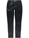 Monfrere Greyson Noir Leather Trousers In Black