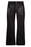 MONFRERE INSIDE OUT TWO-TONE JEANS