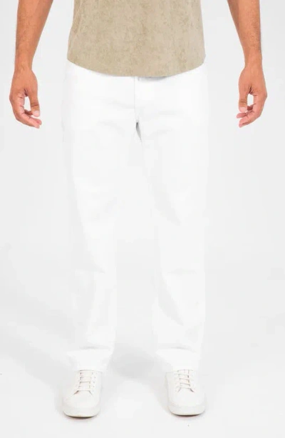 Monfrere Jayden Straight Leg Jeans In Blanc