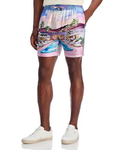 Monfrere Le Club Bond Slim Fit Shorts In Animal Print