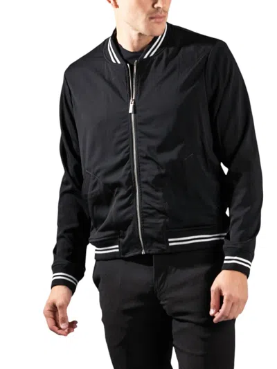 Monfrere Maverick Bomber Jacket In Noir In Black