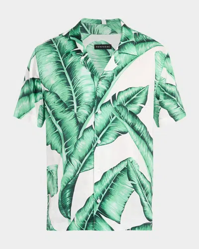 Monfrere Men's Bond Beverly Hills Palms Camp Shirt