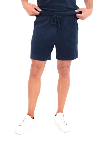 Monfrere Men's Bond Cotton-blend Shorts In Navy