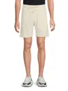 Monfrere Men's Bond Drawstring Cotton Shorts In Light Taupe