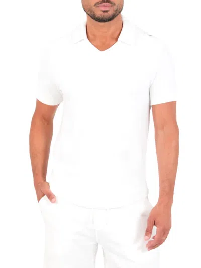 Monfrere Men's Bond Polo Shirt In Blanc