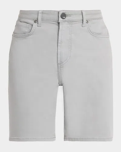 Monfrere Men's Brando Parisian Luxe Slim Five-pocket Shorts In Gray