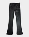 Monfrere Men's Clint Coated Denim Flare Jeans In Coated Noir