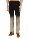 Monfrere Men's Clint Dip-dyed Boot-cut Jeans In Multi