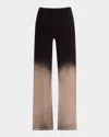 Monfrere Men's Clint Ombre Bootcut Jeans In Ombre Sand