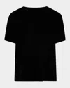 Monfrere Dann Relaxed Fit Crewneck Tee In Velvet Noir