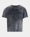 Monfrere Dann Relaxed Fit Tee In Washed Noir