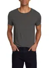 Monfrere Men's Dann Striped Crewneck T-shirt In Noir Stripe