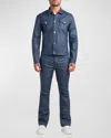 Monfrere Monfrère Dean Stingray Pebbled Trucker Jacket In Stingray