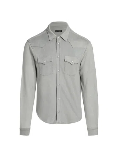 Monfrere Men's Eastwood Western Shirt In Gray