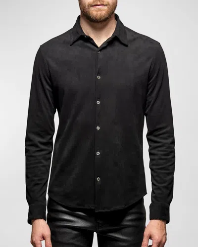 Monfrere Men's Ford Button-down Shirt In Noir