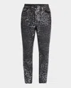 Monfrere Monfrère Greyson Jeans In Noir Leopard