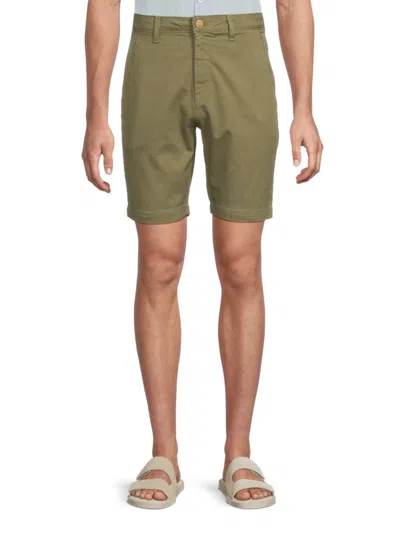 Monfrere Men's Mid-rise Chino Shorts In Olivine