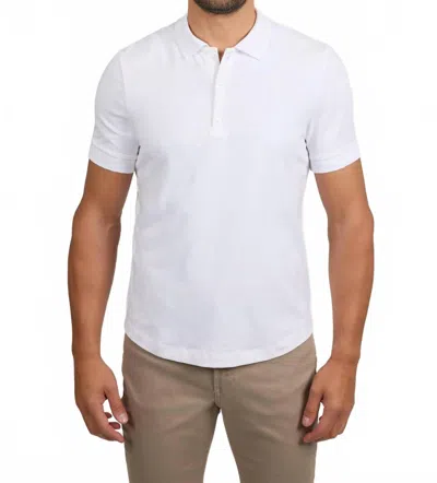 Monfrere Pierce Blanc Short Sleeve Polo In White