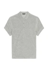 Monfrere Pierce Polo In Gray