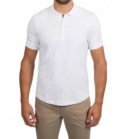 Monfrere Pierce Polo Shirt In Blanc In White