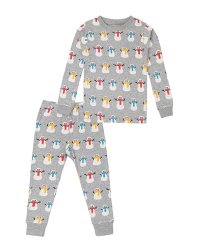 Monica + Andy 2pc Pajama Set In Gray