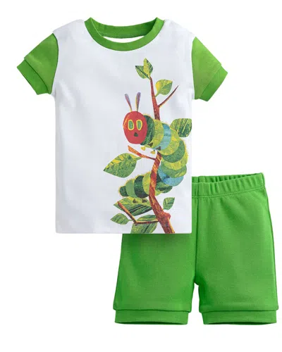 Monica + Andy Kids'  2pc Shorty Pajama Set In White
