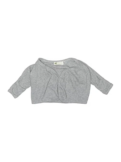 Pre-owned Monica + Andy Babies' 3/4 Sleeve Top Gray Tops