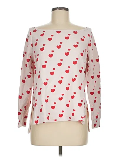 Pre-owned Monica + Andy 3/4 Sleeve T-shirt In Red