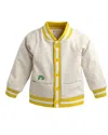 Monica + Andy Bomber Jacket In White