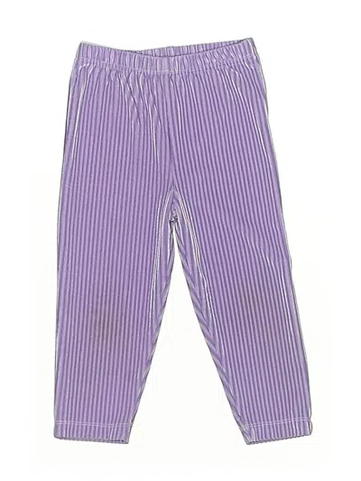 Pre-owned Monica + Andy Kids' Casual Pants In Purple