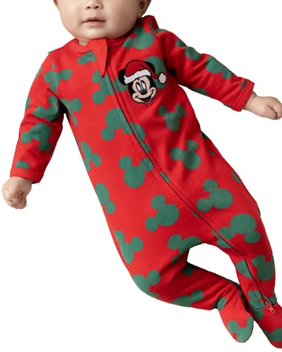Monica + Andy Cotton Fleece One-piece In Red